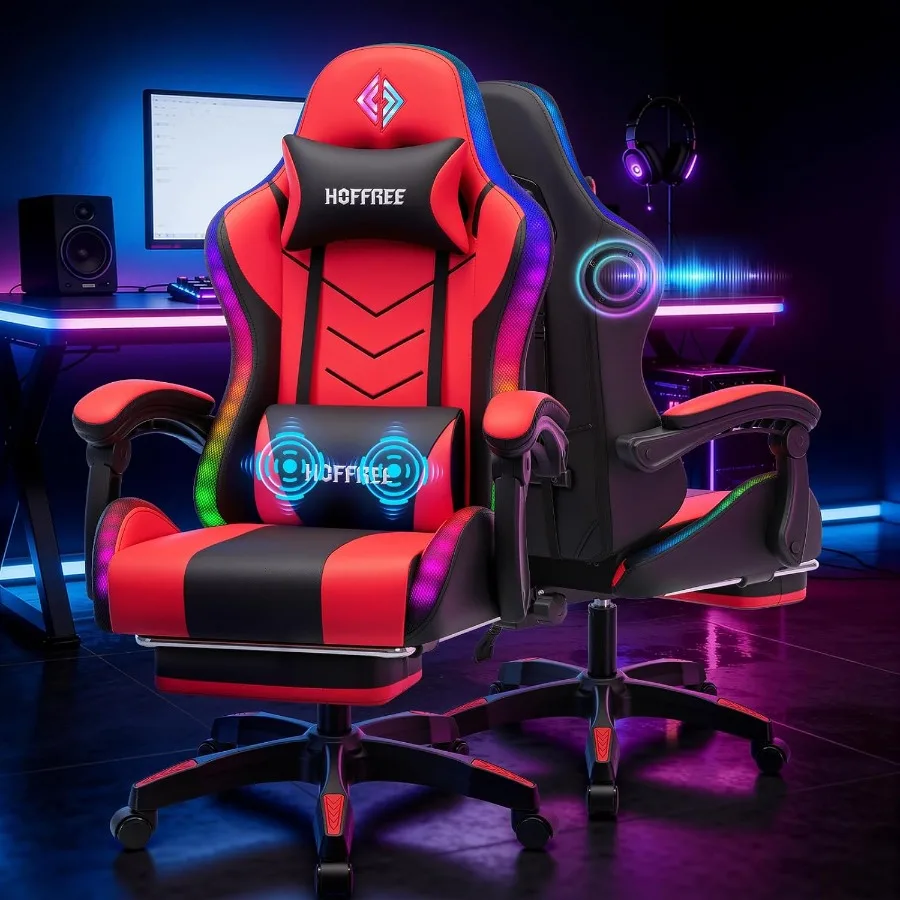 Music - Silla de juego RGB con altavoces