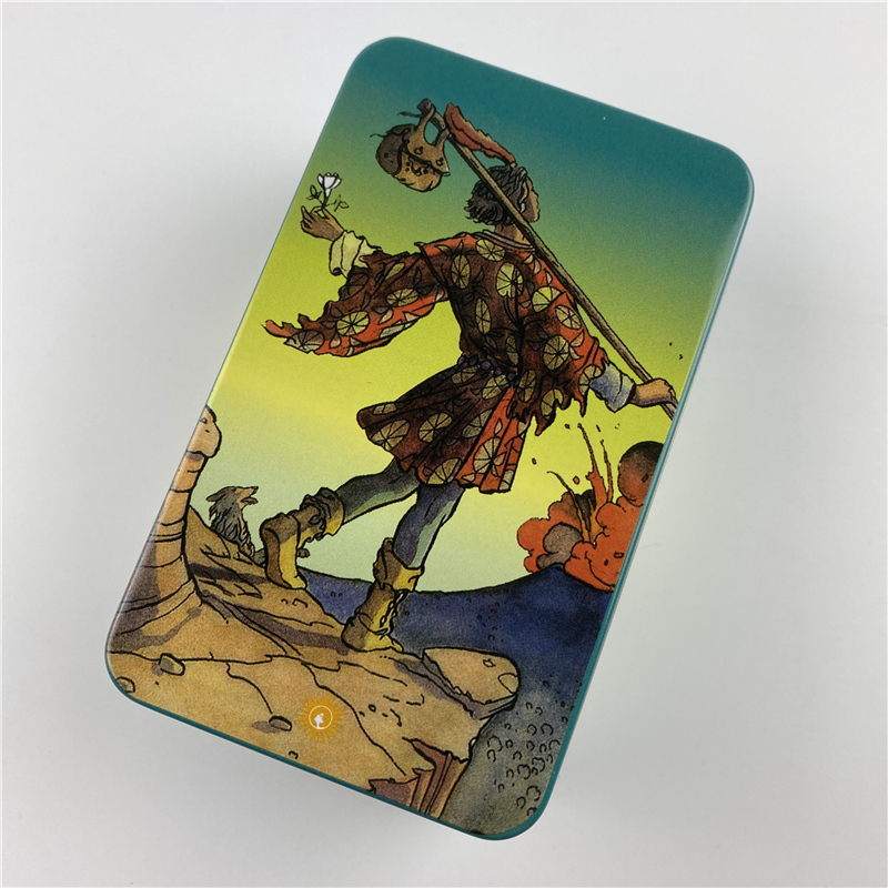 Caja de Metal edición dorada,  - Tarot Deck With Guidebook reseña y precio