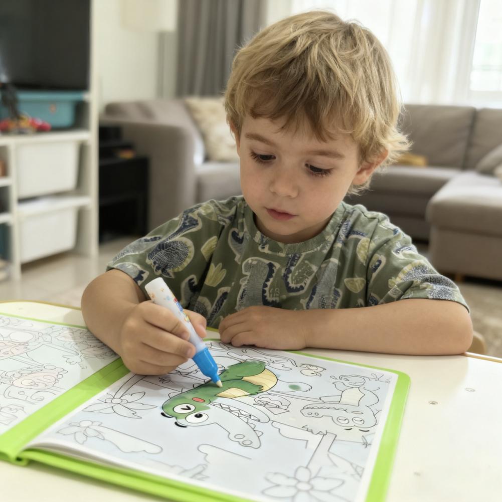 Libro mágico de dibujo al agua - Reusable Water Magic Coloring Book reseña y precio