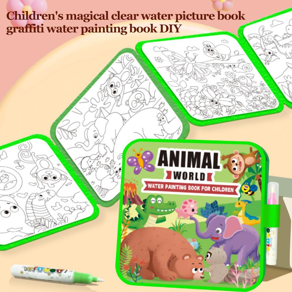 Libro mágico de dibujo al agua - Reusable Water Magic Coloring Book reseña y precio