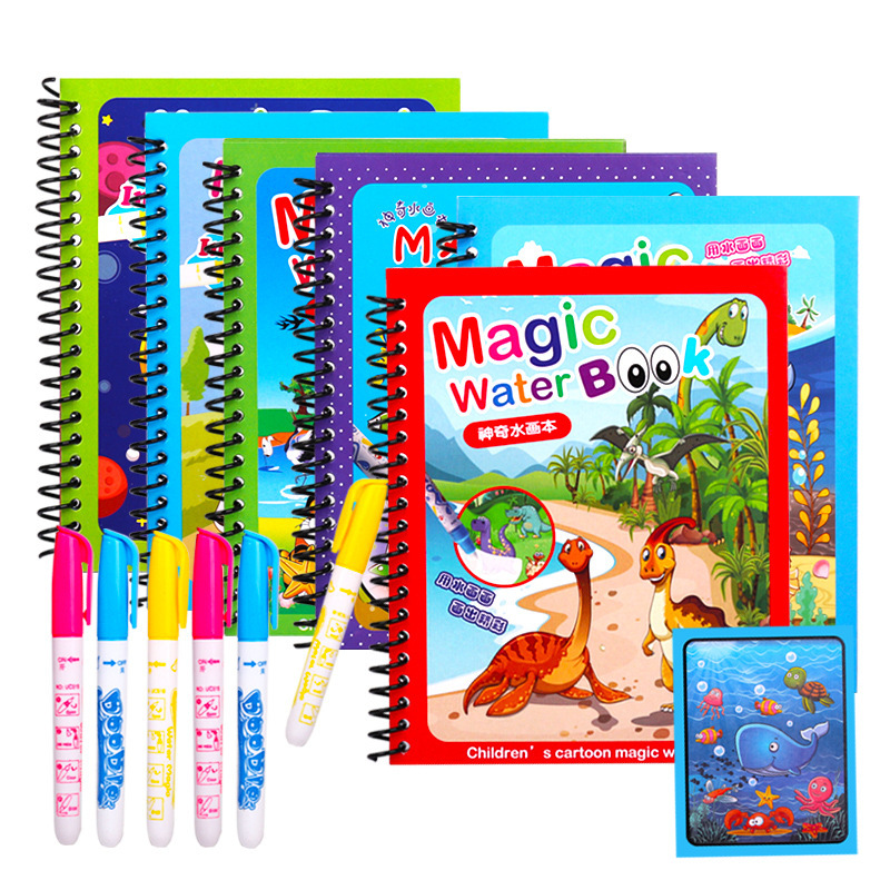 Pintura reutilizable, libro má - Reusable Water Magic Coloring Book reseña y precio